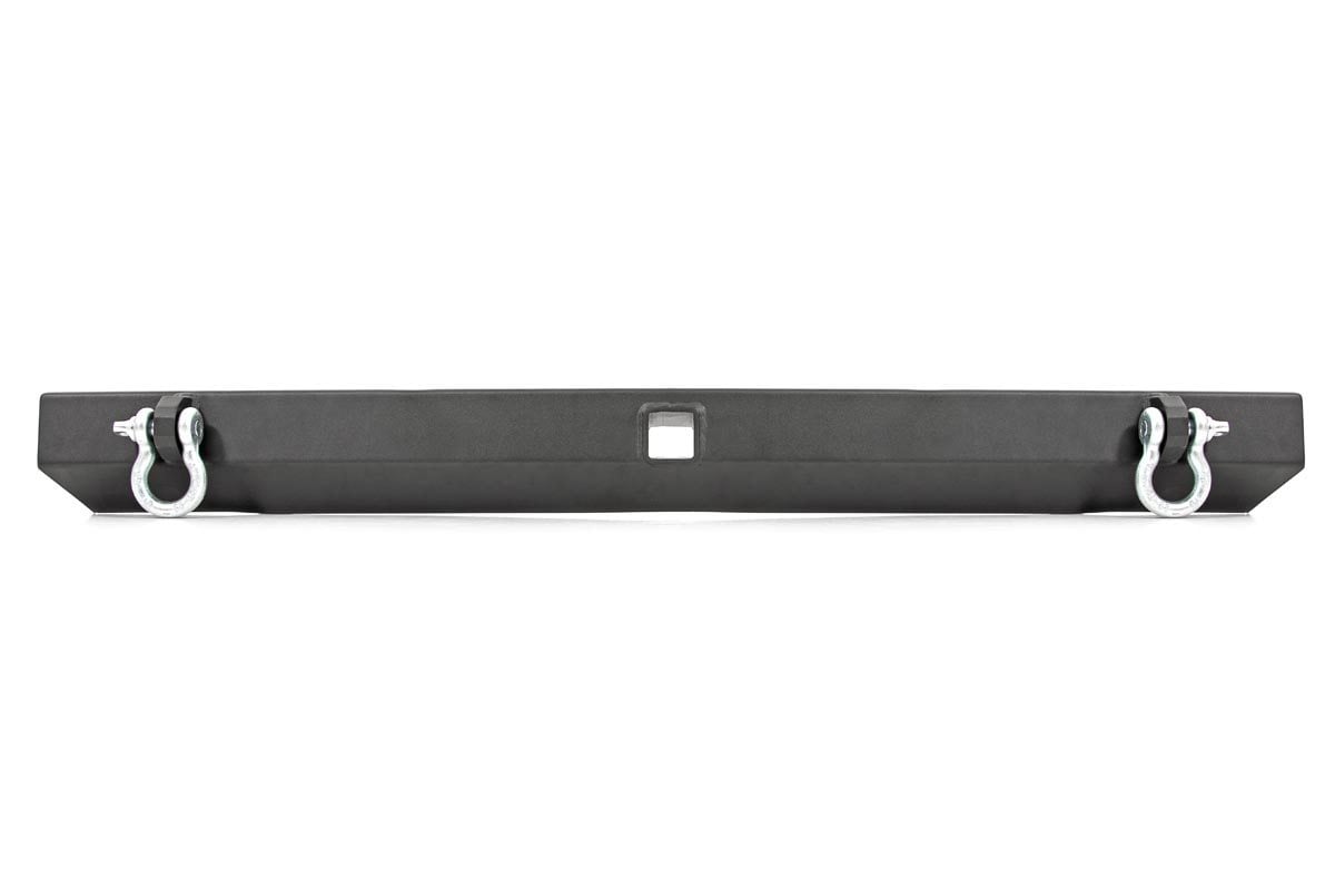 Jeep Wrangler Unlimited Rear Bumper - Rough Country - Full Width - Black - '04-'06